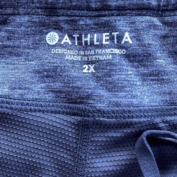 Athleta Excursion Skort Black Heather Gray Lycra Sport Workout Athletic Leisure - Picture 8 of 8